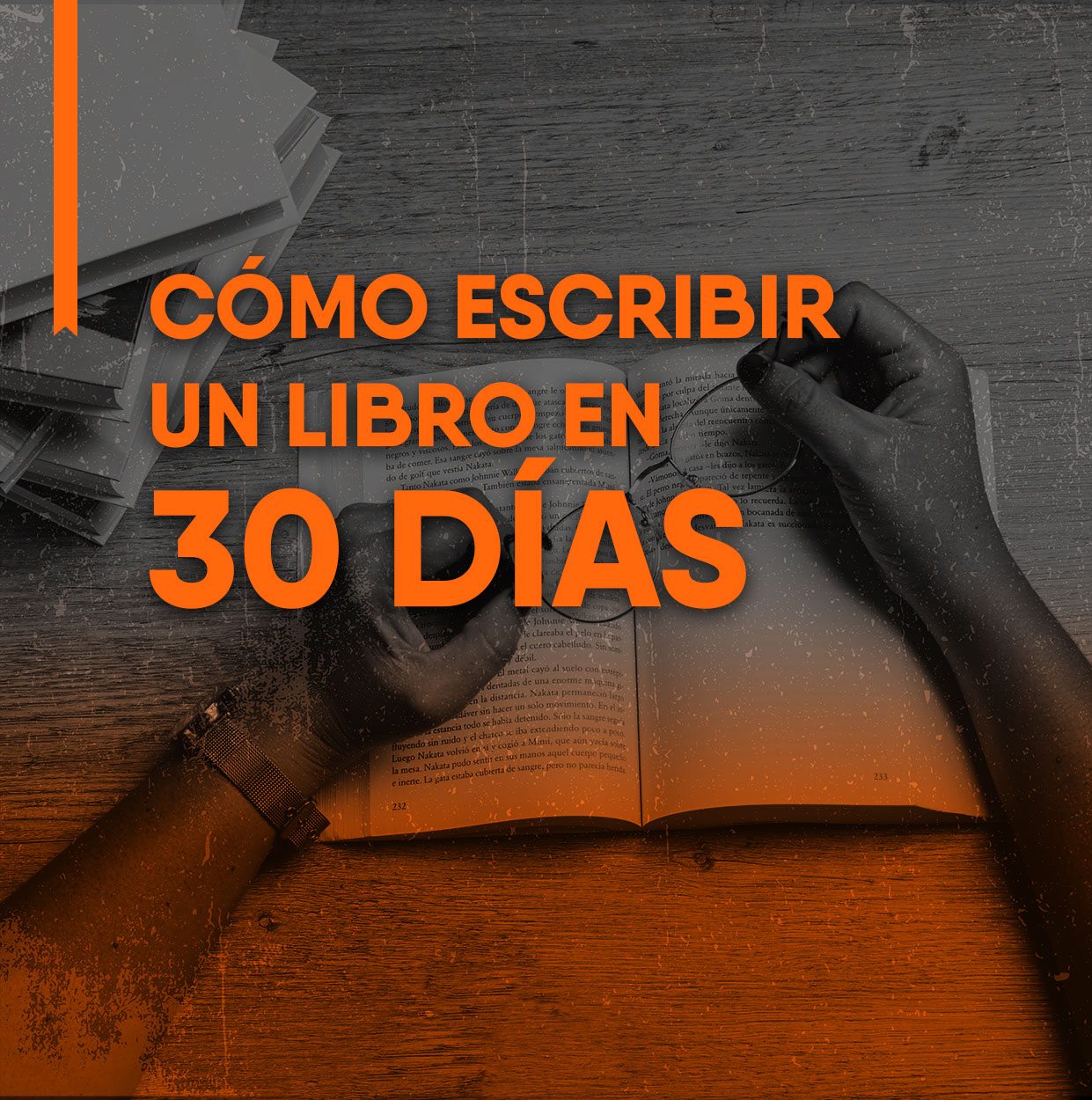 CÓMO ESCRIBIR UN LIBRO EN 30 DÍAS
